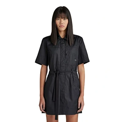 Abbildung von G STAR RAW Damen Army Kleid, Schwarz (caviar D22158 D194 D301), XL