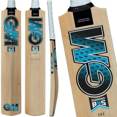 Abbildung von Gunn &amp; Moore Unisex Jugend Diamond 202 Bs55 Cricketschläger, Natur, Harrow Size Player Height 163 168cm