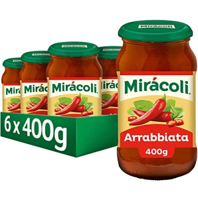 Abbildung von MIRÁCOLI Pasta Sauce Arrabiata, 6 Gläser (6 x 400g)