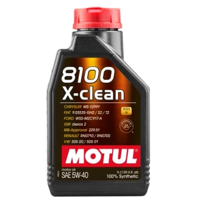 Abbildung von Motul X CLEAN 5W 40 1l Motoröl 109227 BMW: 3 Limousine, 4 Gran Coupe, MERCEDES BENZ: C Klasse T modell, A