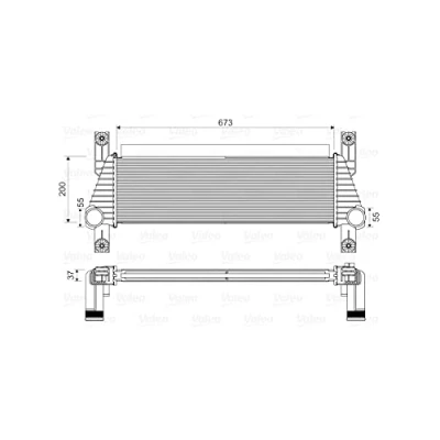 Abbildung von VALEO 818352 Ladeluftkühler ohne AGR Ventil FORD: Ranger Mk3
