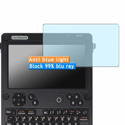 Abbildung von Vaxson 3 Stück Anti Blaulicht Schutzfolie, kompatibel mit ClockworkPi uConsole, Display Bluelight folie folien Displayschutzfolie （ nicht Panzer Schutz Glas SchutzGlas PanzerGlas ）