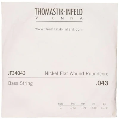 Abbildung von Einzelsaite Jazz Bass flach umsponnen .043