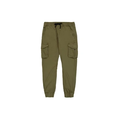 Abbildung von Alpha Industries Cotton Twill Jogger Freizeithose für Herren Dark Olive