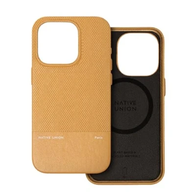 Abbildung von Native Union (Re Classic Case MagSafe kompatibel mit integrierten Magneten Aus recycelten und pflanzlichen Materialien Ultrarobust 1,8 m Fallschutz für iPhone 15 Pro (Kraft)