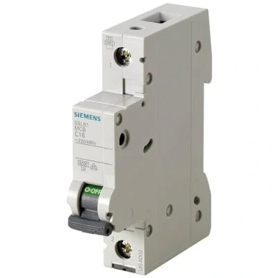 Abbildung von SIEMENS Ingenuity for life Leitungsschutzschalter 6kA 1 polig Typ C 4A