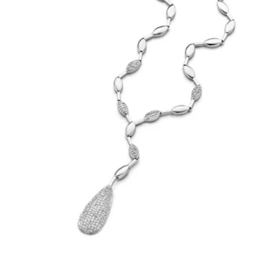 Abbildung von Orphelia Damen Halsband 925 Sterling rhodiniert Zirkonia weiß ZK 2790