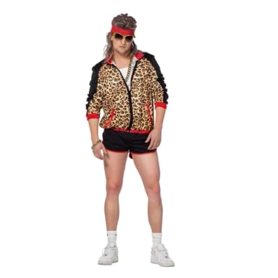 Abbildung von Wilbers Kostüm Assi Prolet 80er Retro Proll Karneval Disco Verkleidung Outfit