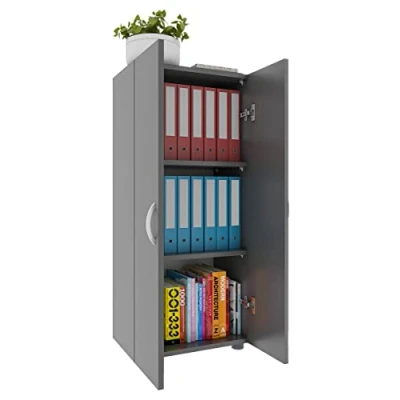Abbildung von VCM Aktenschrank &quot;VCM Büroschrank mit 3 Fächern moderner Drehtüren Maße ca. H. 108 x B. 49 T. 34 cm ¿ Ulas Fach&quot;, (1 St.)
