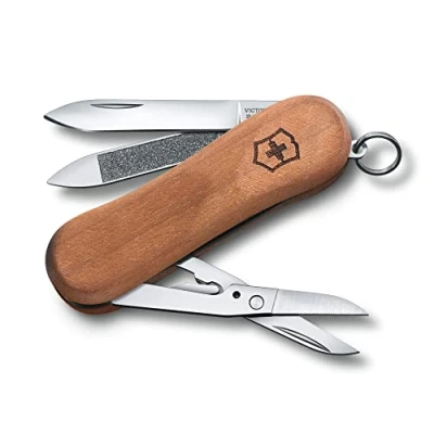 Abbildung von Victorinox Executive 81 Wood, 65 mm, Schweizer Taschenmesser, Swiss Army Knife, braun