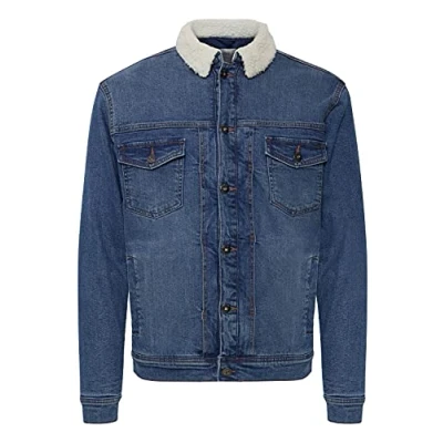 Abbildung von Indicode Jeans Idbetlic Jeansjacke, Herren, Größe: Large, Mid indigo