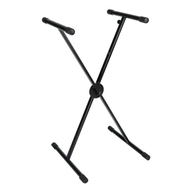 Abbildung von Music Store KB 6, Höhenverstellbarer Keyboardständer, Stahl, Schwarz, 2.95 kg