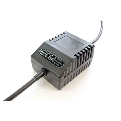 Abbildung von AirDrive C64 Netzteil Klassik EU Ersatz Commodore 64, Stecker (Schwarz)
