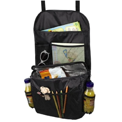 Abbildung von Hama Auto Rückenlehnentasche &quot;Automotive Organizer mit Iso Fach, Schwarz Organizer&quot;