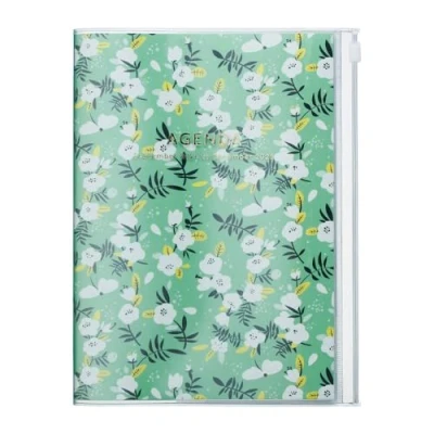 Abbildung von MARK&#039;S 2024/2025 Taschenkalender A5 vertikal, Flower Pattern // Green: Von September 2024 bis Dezember 2025