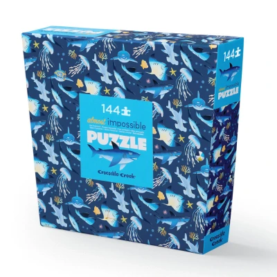 Abbildung von Crocodile Creek Puzzels Impossible Puzzle Haie 144 Teile