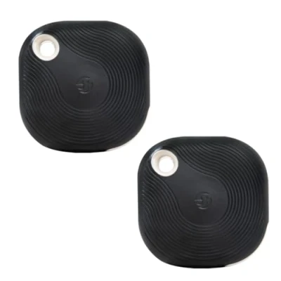 Abbildung von Shelly Blu Button Tough Schwarz 2er Pack Bluetooth gesteuerter Taster Dimmen, EIN/Ausschalten von Geräten und Aktivieren Szenen Hausautomation Schutzklasse IP54 iOS Android App