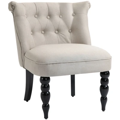 Abbildung von HOMCOM Sessel Polstersessel mit Knopfdesign