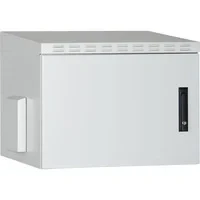 Abbildung von DIGITUS Netzwerk Schrank 19 zoll 7 HE unmontiert Wandmontage 400 mm Tiefe Traglast 60 kg Perforierte Tür