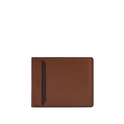 Abbildung von Fossil Men&#039;s Huntington Bi Fold Wallet, Brown