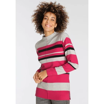 Abbildung von Boysens Stehkragenpullover, im modischen Farbverlauf NEUE KOLLEKTION
