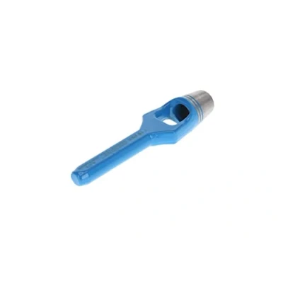 Abbildung von GEDORE Henkellocheisen für weiche Materialen, Ø 19 mm, Gummi Leder Dichtungen Stoff, rund, 145 mm lang, Stanzeisen, 570019