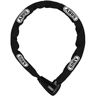 Abbildung von ABUS Kettenschloss Steel O Chain 9809 Fahrradschloss aus gehärtetem Stahl Sicherheitslevel 12 85 cm Schwarz