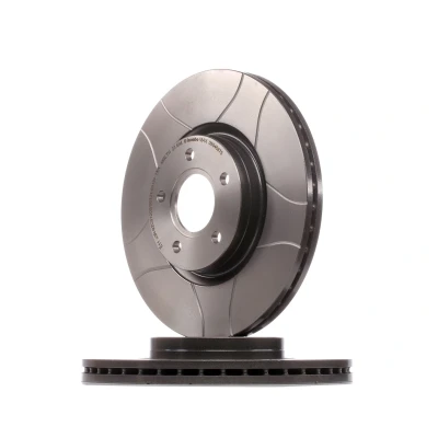 Abbildung von BREMBO MAX LINE 09.9468.75 Bremsscheibe 300 25 5 innenbelüftet, geschlitzt beschichtet FORD: Focus Mk3 Kasten / Kombi, 2 KUGA 1