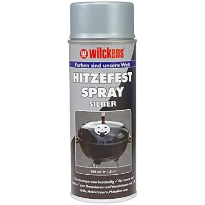 Abbildung von Wilckens Farben Sprühfarbe, Hitzefest Spray 400ml silber