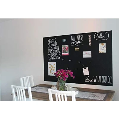 Abbildung von Magnet Tafel Folie Farbe: schwarz 40 Größen Preis Leistung Top beschreibbar, abwischbar, magnetisch Kreide (120x60cm)