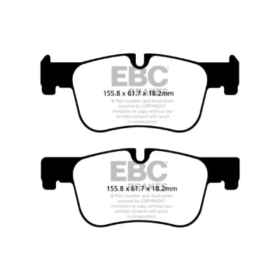 Abbildung von EBC Brakes DP22143 Bremsbelagsatz Vorderachse BMW: 3 Touring, 1 Schrägheck, Limousine