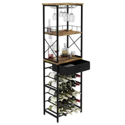 Abbildung von Lenmar Weinregal aus Metall,Flaschenregal,Regale,Flaschenhalter LOFT 2 20S