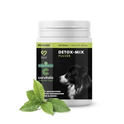 Abbildung von Peticare Detox Entgiftung Pulver für Hunde, reinigende Formel 125 g