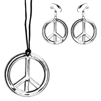 Abbildung von Widdmann Ohrring und Ketten Set Schmuckset Hippie