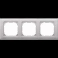 Abbildung von Merten 486360 M PLAN Rahmen, 3fach, aluminium
