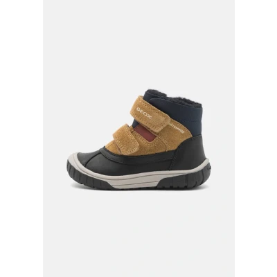 Abbildung von Geox OMAR BOY WPF Snowboot/Winterstiefel für Kinder, Größe: 21, Black/curry Schuhe
