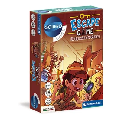 Abbildung von Clementoni® Spiel, Detektivspiel Galileo, Escape Game Die Pyramide des Pharao, Made in Europe, FSC® schützt Wald weltweit