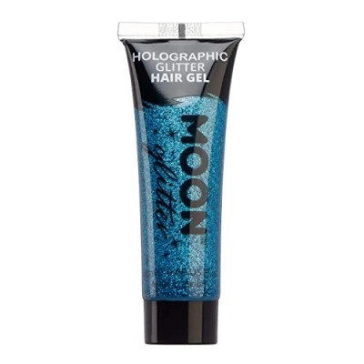 Abbildung von Moon Glitter Holografisches Glitzer Haargel 20ml Blau