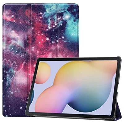 Abbildung von Lobwerk Hülle für Samsung Galaxy S7 Plus Tab S T970 T975 12.4 Zoll Smart Cover Etui mit Standfunktion und Auto Sleep/Wake Funktion