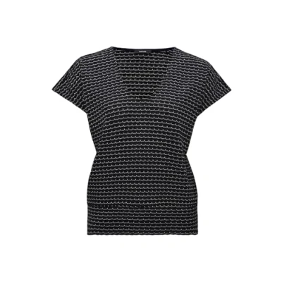 Abbildung von Opus Simurali Tshirt print, Damen, Größe: 36, Black