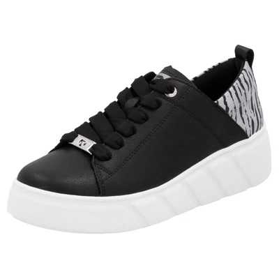 Abbildung von Rieker Sneaker LOW low, Damen, Größe: 43, Animalprint Schuhe