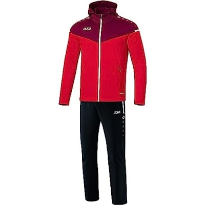 Abbildung von Jako Herren Präsentationsanzug Champ 2.0 mit Kapuze, rot/Weinrot, 3XL, M9620