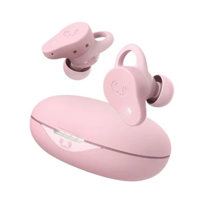 Abbildung von Fresh &#039;n Rebel Twins Rush, Bluetooth Kopfhörer Sport In Ear mit Hybrid aktiver Noise Cancelling, Ambient Sound Modus, IP57 Staub und Wasserdicht, eingebautes Mikrofon, Tastensteuerung (Pastel Pink)