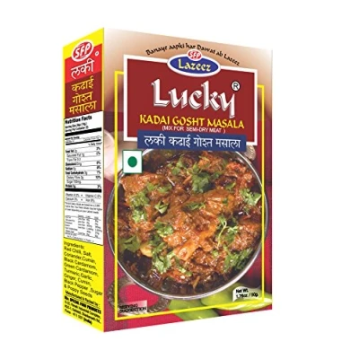 Abbildung von Lucky Kadhai Gosht Gewürzmischung (Packung mit 3 Stück)