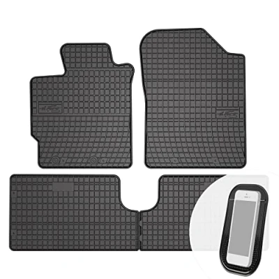 Abbildung von Gummimatten Auto Fußmatten Gummi Automatten Passgenau 4 teilig Set passend für Toyota Yaris 3 III 2011 2018