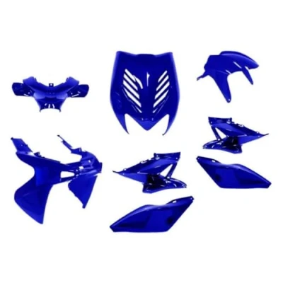 Abbildung von Verkleidungsset 8 teilig Verkleidung Komplett Blau für Yamaha Aerox MBK Nitro 50