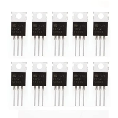 Abbildung von HUABAN 10 Stück FQP50N06 50N06 Vdss = 60V Rds (on) 0,022 Ohm Id 50A TO220 Power N Kanal MOSFET Transistor