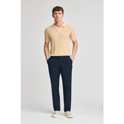 Abbildung von Polo Club Herren Hose Formentera Marineblau Mit Details 40