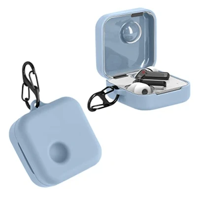 Abbildung von kwmobile Hülle kompatibel mit Nothing Ear (1) Kopfhörer Case TPU Silikon Cover Schutzhülle in Hellblau