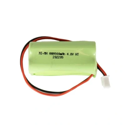 Abbildung von Q Batteries Akku Pack 4,8V 900mAh für Notleuchte Mexcel M72 AAA F2x2 NiMH mit Kabel und JST XHP 2
